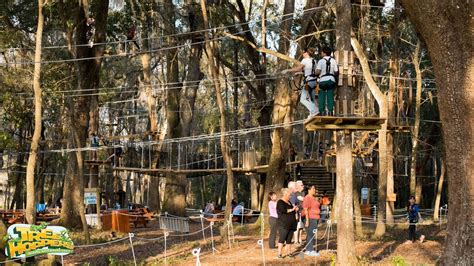 Treehoppers aerial adventure park - Nov 2016 • Solo. TreeHoppers is an ecological park adventure located in a beautiful oak forest in Florida. Visitors pay a flat fee for three hours of time, which they can use to explore obstacle courses that can take them between fifteen and …